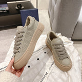 Men's B33 Low-Top Sneakers in Beige Grained Calfskin with Toned-Down Gravity Leather |3SN303ZAY_H120