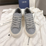 Men's B33 Sneaker  Grey  Oblique Jacquard and Grey Suede |3SN303ZWN-H860