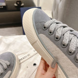 Men's B33 Sneaker  Grey  Oblique Jacquard and Grey Suede |3SN303ZWN-H860