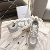 Women's Chrono Sneaker Gray Mesh and Suede Calfskin |KCK414SUH_S20G