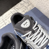 B30 Men's Countdown Sneakers Blue Technical Mesh Fabric with Gray, White, and Black Technical Fabric |3SN279ZRB_H068