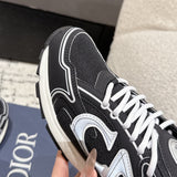 B30 Men's Countdown Sneakers Black Technical Mesh and Black Technical Fabric |3SN279ZMB_H969