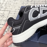 B30 Men's Countdown Sneakers Black Technical Mesh and Black Technical Fabric |3SN279ZMB_H969