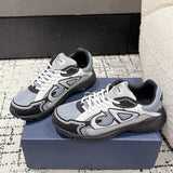 B30 Men's Countdown Sneakers Grey mesh fabric with grey, white, and black technical fabric |3SN279ZRB_H068