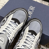B30 Men's Countdown Sneakers Blue Technical Mesh Fabric with Gray, White, and Black Technical Fabric |3SN279ZRB_H068