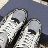 B30 Men's Countdown Sneakers Grey mesh fabric with grey, white, and black technical fabric |3SN279ZRB_H068
