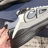 B30 Men's Countdown Sneakers Grey mesh fabric with grey, white, and black technical fabric |3SN279ZRB_H068