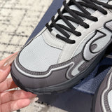 B30 Men's Countdown Sneakers White Mesh Upper White and Gray Technical Fabric |3SN279ZRD_H069