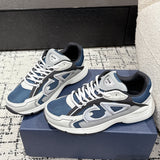 B30 Countdown Sneakers Blue mesh fabric with light blue, gray, and white technical fabric| 3SN279ZRB_H560