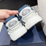 B30 Countdown Sneakers Blue mesh fabric with light blue, gray, and white technical fabric| 3SN279ZRB_H560