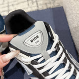 B30 Countdown Sneakers Blue mesh fabric with light blue, gray, and white technical fabric| 3SN279ZRB_H560