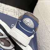 B30 Countdown Sneaker Charcoal Mesh Fabric with Blue, White, and Black Technical Fabric | 3SN279ZRB_H865