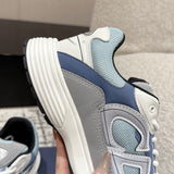 B30 Men's Countdown Sneakers Light Blue Technical Knit Fabric with Blue, Gray, and White Technical Fabric| 3SN279ZRB H560