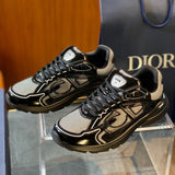 B30 Men's Countdown Sneakers in Light Gray Technical Mesh and Black Glossy Technical Fabric |3SN279ZEH_H981