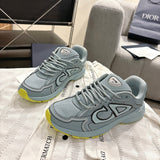 B30 Men's Countdown Sneakers Blue Mesh with Gray, White, and Black Technical Fabric |3SN279ZRD H555