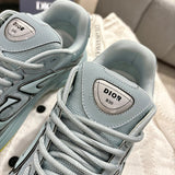 B30 Men's Countdown Sneakers Blue Mesh with Gray, White, and Black Technical Fabric |3SN279ZRD H555