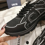 B30 Men's Countdown Sneakers Black Technical Mesh and Black Technical Fabric |3SN279ZMB_H969