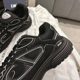 B30 Men's Countdown Sneakers Black Technical Mesh and Black Technical Fabric |3SN279ZMB_H969