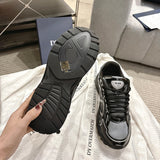 B30 Men's Countdown Sneaker Light Gray Mesh Fabric and Black Glossy Technical Fabric |3SN279ZEH_H981