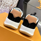 Men's Tilted Sneakers in Black Suede Calfskin 1AJ734