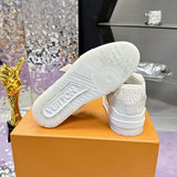 Women's Trainer Sneaker White Patchwork Snake Print |1AB8PT