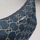 Small Underarm Bag/Shoulder Bag (Dark Blue GG Denim) |874743 FAF8V 4042