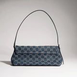 Medium Shoulder Bag, Blue GG Washed Denim|874744 FAF8V 4042