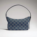 Small Underarm Bag/Shoulder Bag (Dark Blue GG Denim) |874743 FAF8V 4042