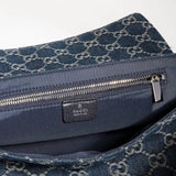 Medium Shoulder Bag, Blue GG Washed Denim|874744 FAF8V 4042