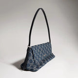 Medium Shoulder Bag, Blue GG Washed Denim|874744 FAF8V 4042